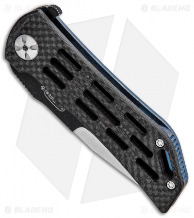 Darrel Ralph Designs DDR Ventilator Flipper Knife Carbon Fiber (3.5" Two-Tone)