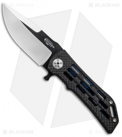 Darrel Ralph Designs DDR Ventilator Flipper Knife Carbon Fiber (3.5" Two-Tone)