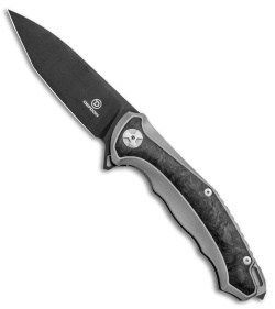 Defcon Blade Works JK Frame Lock Knife Carbon Fiber/Ti (3.75" Black) TF5289