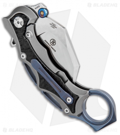 Defcon Blade Works JK Karambit Knife Black G-10/Ti (2.5" Satin) TF5221