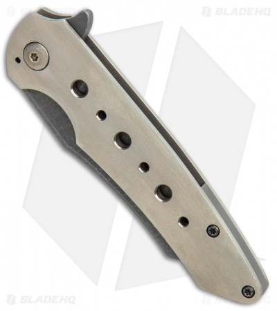 Desert Blade Works Rebel Custom Titanium Frame Lock Knife (3.5" Acid SW)