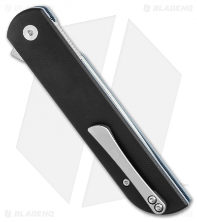 Finch Knife Co. Cimarron Liner Lock Knife Black & Gray G-10 (3.4" Bead Blast) 