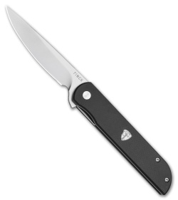 Finch Knife Co. Cimarron Liner Lock Knife Black & Gray G-10 (3.4" Bead Blast) 