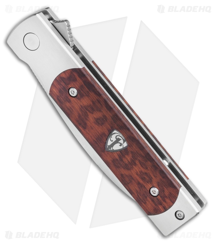 Finch Knife Co. Holliday Frame Lock Knife Snakewood (3.1" Satin)