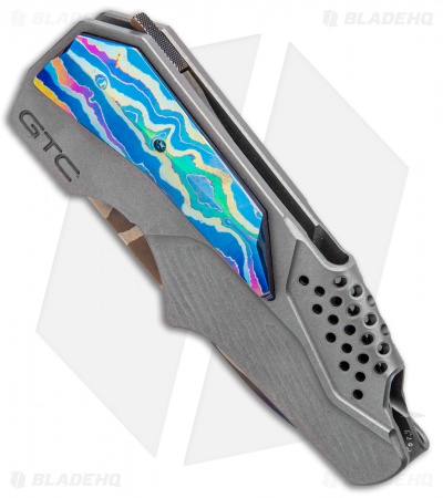 GTC Knives Custom Commando 3.0 Integral Frame Lock Knife (3.1" San Mai)