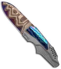 GTC Knives Custom Commando 3.0 Integral Frame Lock Knife (3.1" San Mai)