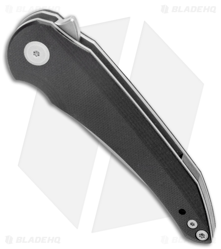 Jake Hoback Knives Enoch Liner Lock Knife Black G-10 (3.1" Stonewash)