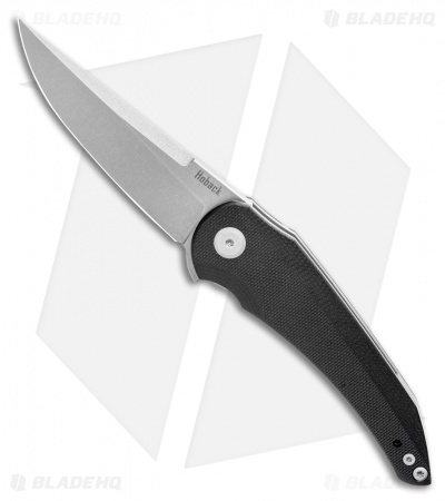 Jake Hoback Knives Enoch Liner Lock Knife Black G-10 (3.1" Stonewash)