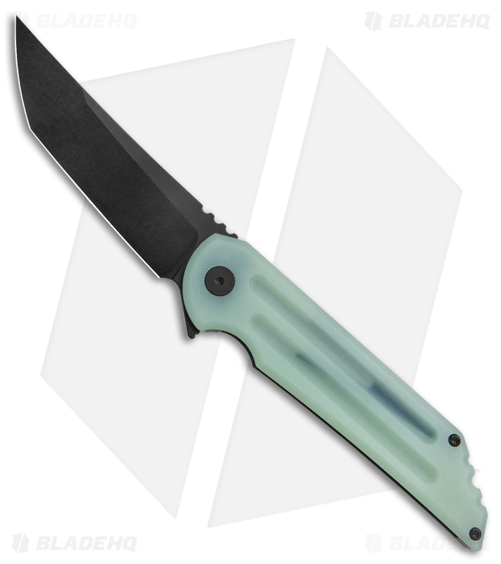 Jake Hoback Kwaiback MK6 Knife | Jade G-10 - Blade HQ