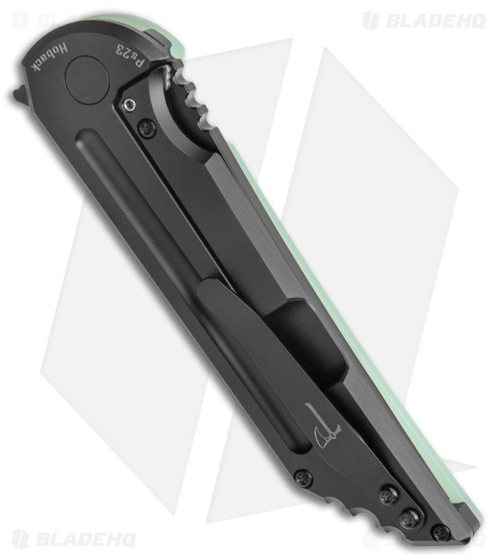 Jake Hoback Kwaiback MK6 Knife | Jade G-10 - Blade HQ
