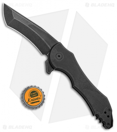 Jake Hoback Knives Paraclete w/Black G-10 Inlays (DLC Black Fallout)