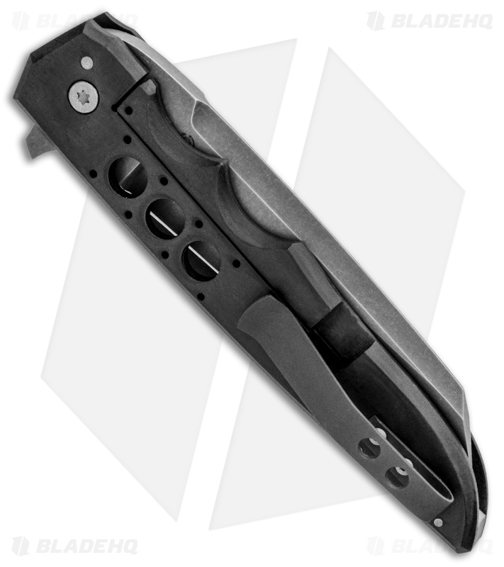 Jason Clark Custom Modified Wharny Flipper Blackened Titanium (3.6" Black SW)