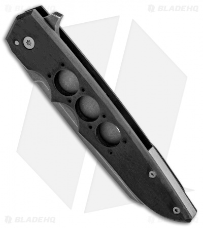 Jason Clark Custom Modified Wharny Flipper Blackened Titanium (3.6" Black SW)