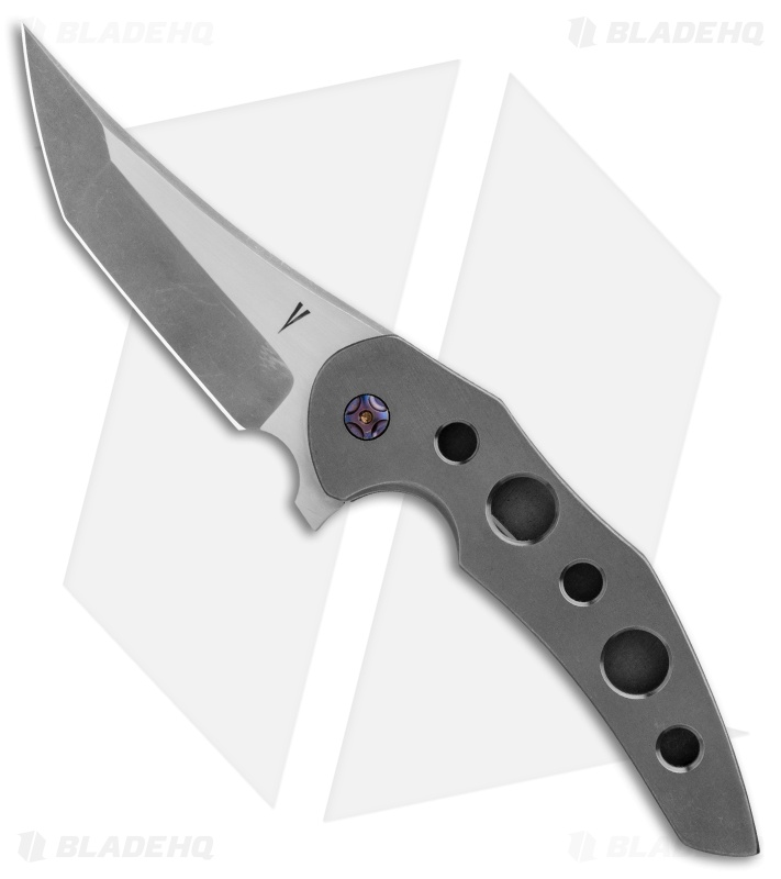 Jeff Vandermeulen Custom Instigator #12 Flipper Ti/Mokuti Clip (3.75" Stonewash)