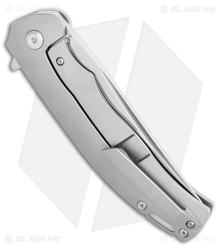 Kansept Knives Agent Frame Lock Knife Skeletonized Ti (3.75" Satin) K1004A1