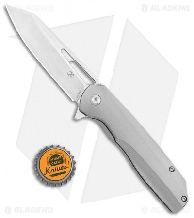 Kansept Knives Shard Frame Lock Knife Titanium (3.5" Satin)