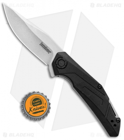 Kershaw Camshaft Assisted Opening Knife Black FRN (3" Stonewash) 1370