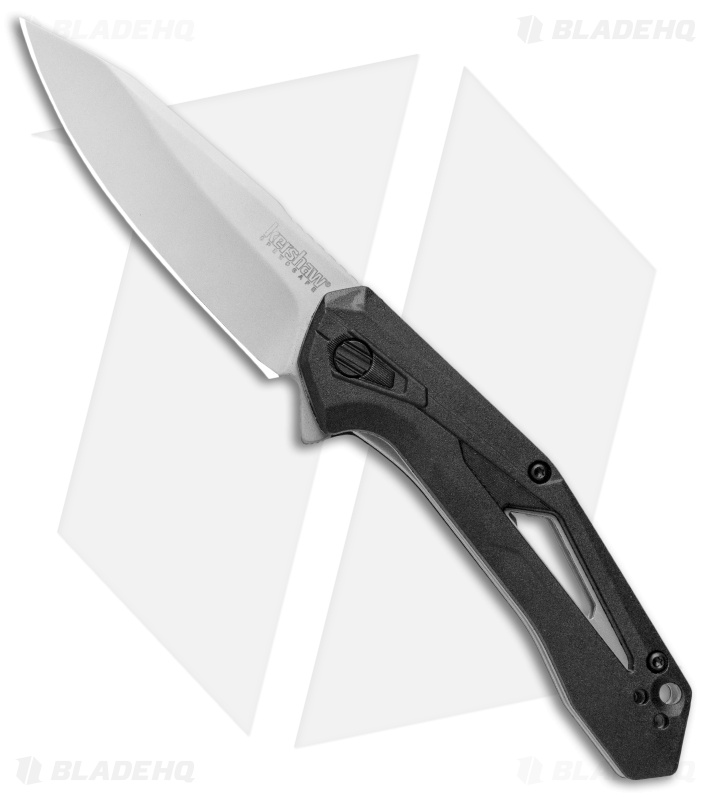 Kershaw Airlock Assisted Opening Knife Black FRN (3" Bead Blast)  1385
