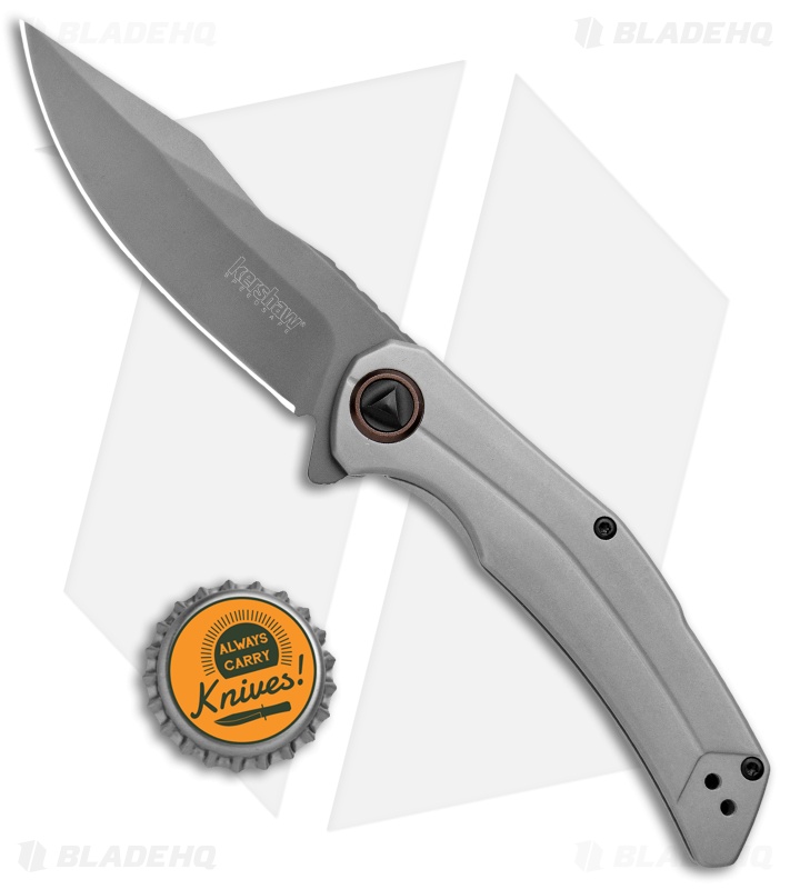 Kershaw Believer Assisted Opening Knife Stainless Steel (3.25" Gray PVD) 2070