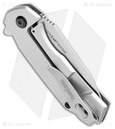 Kershaw Valve Frame Lock Knife Bead Blast Stainless Steel (2.25" Stonewash) 1375