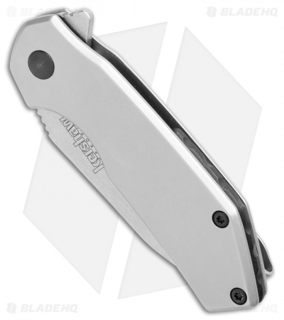 Kershaw Valve Frame Lock Knife Bead Blast Stainless Steel (2.25" Stonewash) 1375