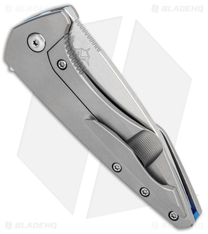 Koenig Mini Goblin Frame Lock Knife  Titanium (3" Stonewash)