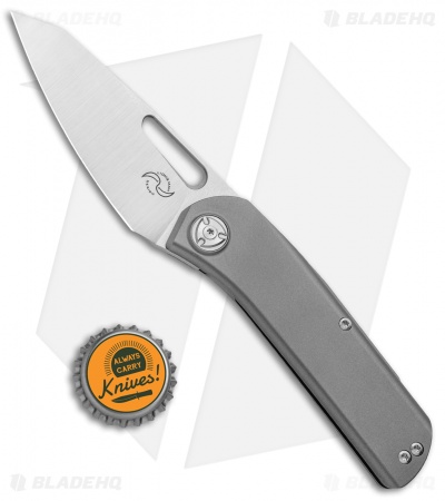 Liong Mah Design KUF v2 Kitchen Utility Frame Lock Knife Titanium (3.5" Satin)