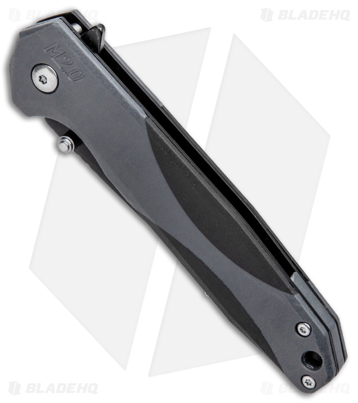 M&P 2-Tone Tanto Liner Lock Knife Black/Gray (3.3" Black) 1100080