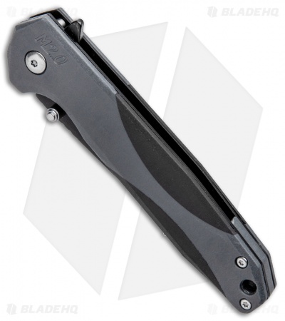 M&P 2-Tone Tanto Liner Lock Knife Black/Gray (3.3" Black) 1100080