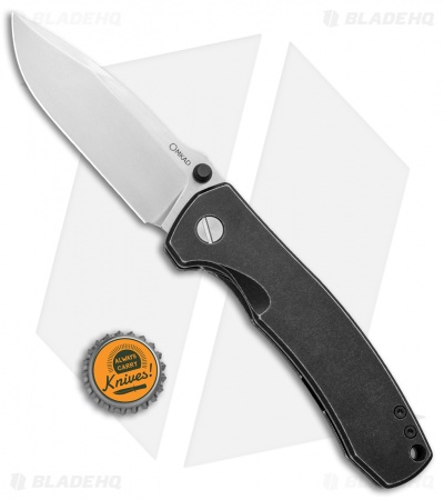 MKAD by Custom Knife Factory Loro Frame Lock Knife Ti (3.7" Black SW) CKF