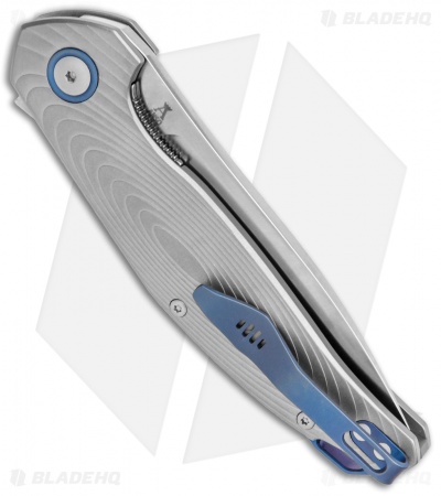 MKM Anso Goccia Liner Lock Flipper Knife Titanium (3.25" Satin) 