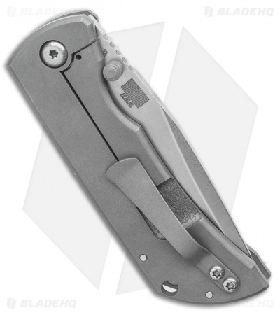 McNees Knives MAC2 Frame Lock Knife Gray Titanium (3" Stonewash)