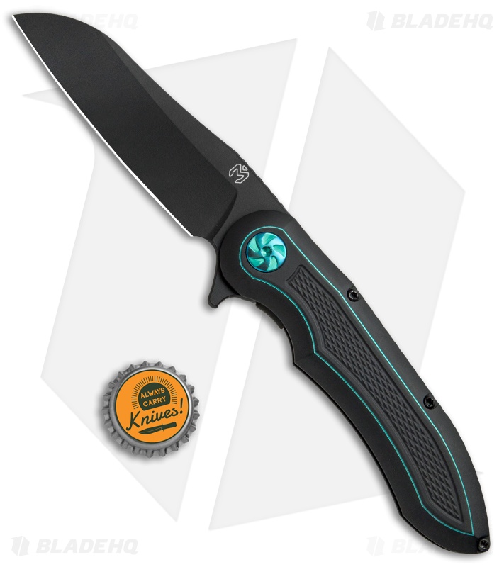 Millit Knives Jerry Moen Max Evolution Black/Green Ano (3.75" Black)