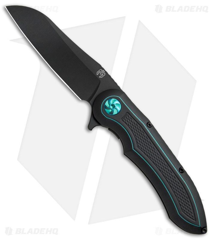 Millit Knives Jerry Moen Max Evolution Black/Green Ano (3.75" Black)