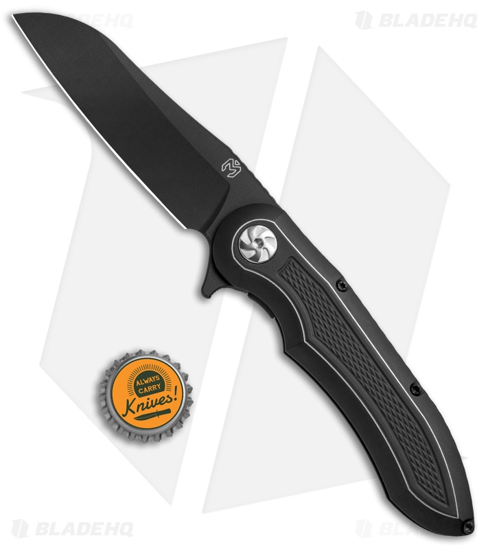 Millit Knives Jerry Moen Max Evolution Black/Silver Cut (3.75" Black)