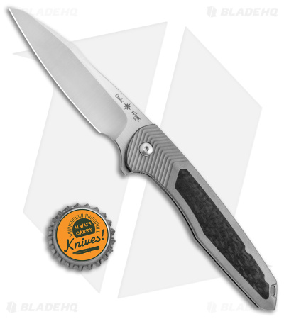 Ochs Worx Solarstorm EDX Knife Black Twill CF - Blade HQ