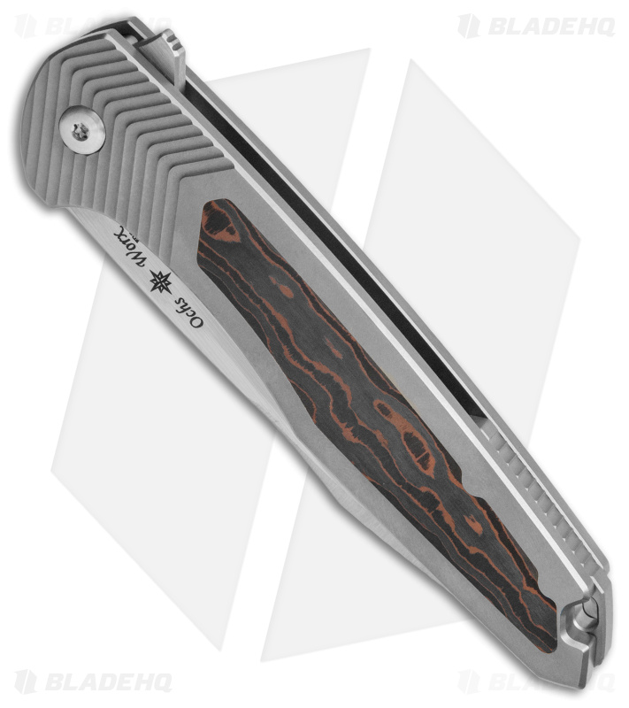 Ochs Worx Solarstorm EDX Knife Copper Camo CF - Blade HQ