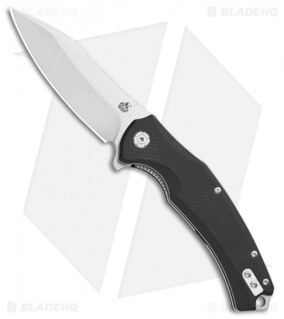 QSP Snipe Liner Lock Knife Black G-10 (3.57