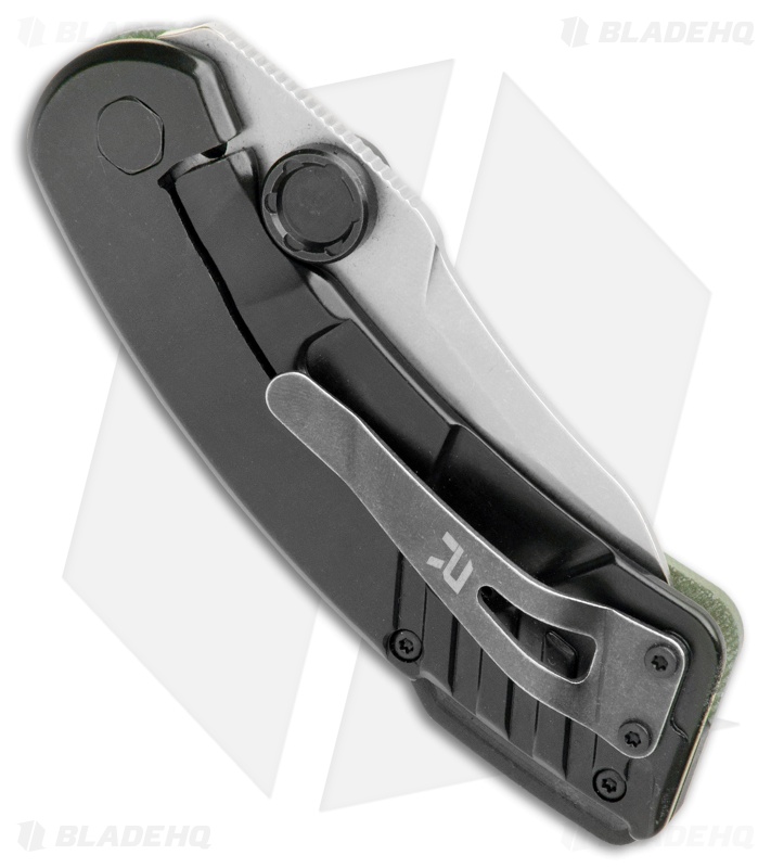 REVO Recoil Frame Lock Knife OD Green G-10 (3" Stonewash)