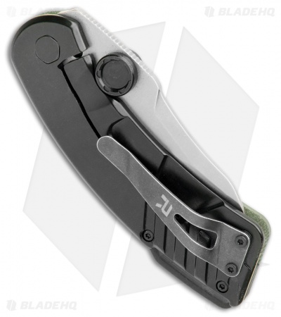 REVO Recoil Frame Lock Knife OD Green G-10 (3" Stonewash)