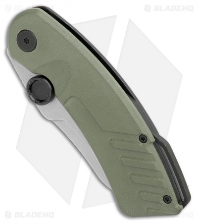 REVO Recoil Frame Lock Knife OD Green G-10 (3" Stonewash)