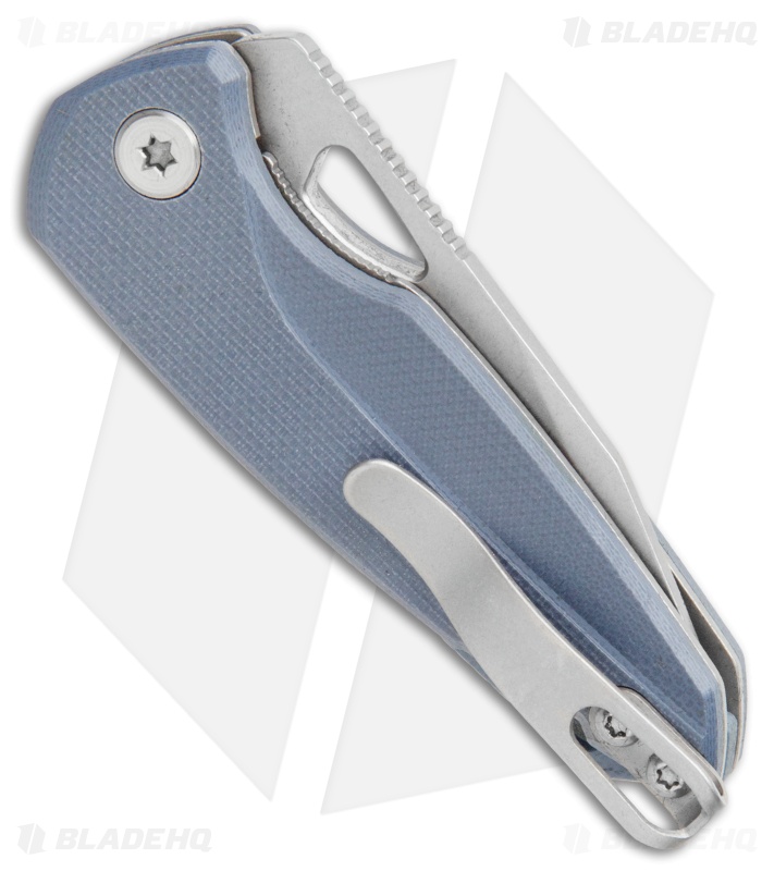 REVO Vipera Liner Lock Knife Gray G-10 (2" Stonewash) 