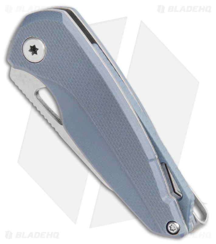 REVO Vipera Liner Lock Knife Gray G-10 (2" Stonewash) 