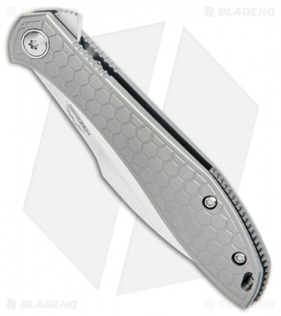 Jerry Moen Custom Mongoose Flipper Knife  (3.625" Mirror Polish) RWL-34