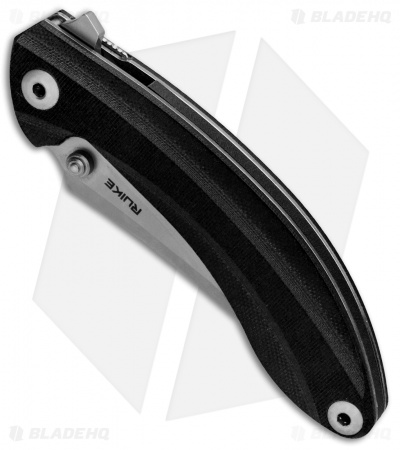 RUIKE P155 Liner Lock Knife Black G-10 (3.5" Bead Blast)