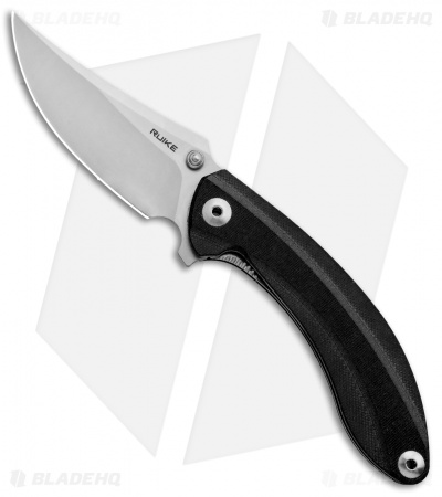 RUIKE P155 Liner Lock Knife Black G-10 (3.5" Bead Blast)