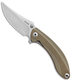 RUIKE P155 Liner Lock Knife Desert Sand G-10 (3.5" Bead Blast)