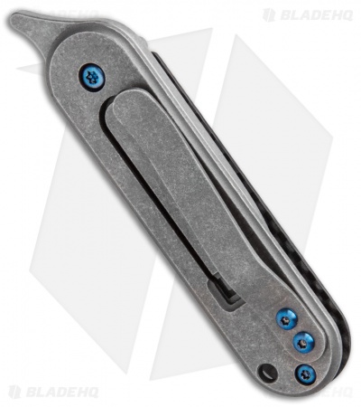Serge Knife Co. Production Bean Flipper Ti/CF (2.13" Tumbled) BHQ Exclusive