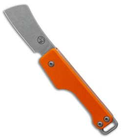 Serge Knife Co. Production Keychain Slip Joint Knife Orange G-10 (1.5" SW)