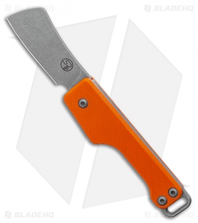 Serge Knife Co. Production Keychain Slip Joint Knife Orange G-10 (1.5" SW)